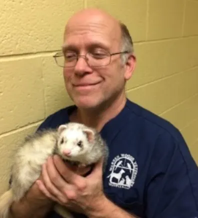 Kevin, animal assistant at WWVH